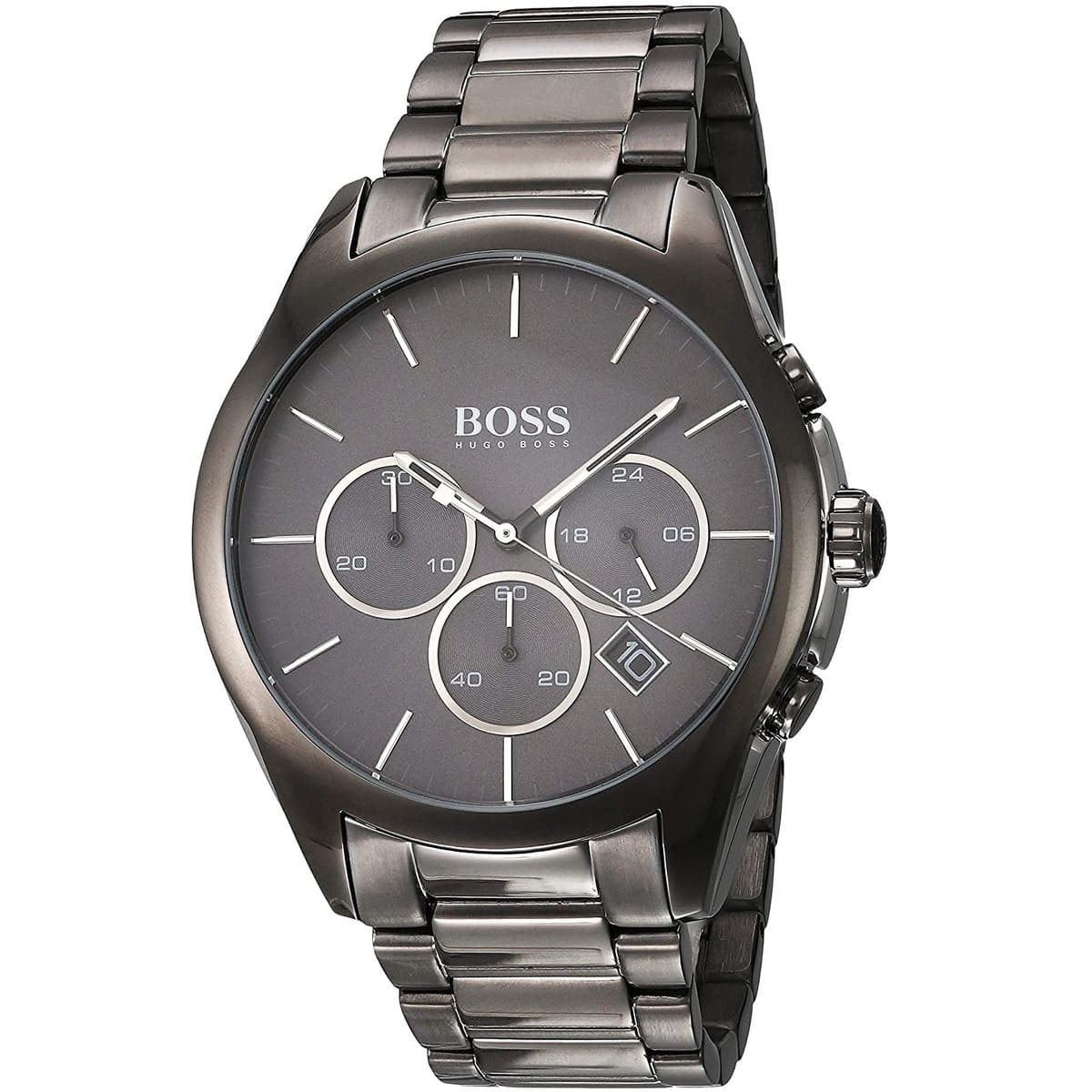 Hugo Boss Onyx 1513364 Gray Ion-Plated Stainless Steel Gray Dial Men's Watch
