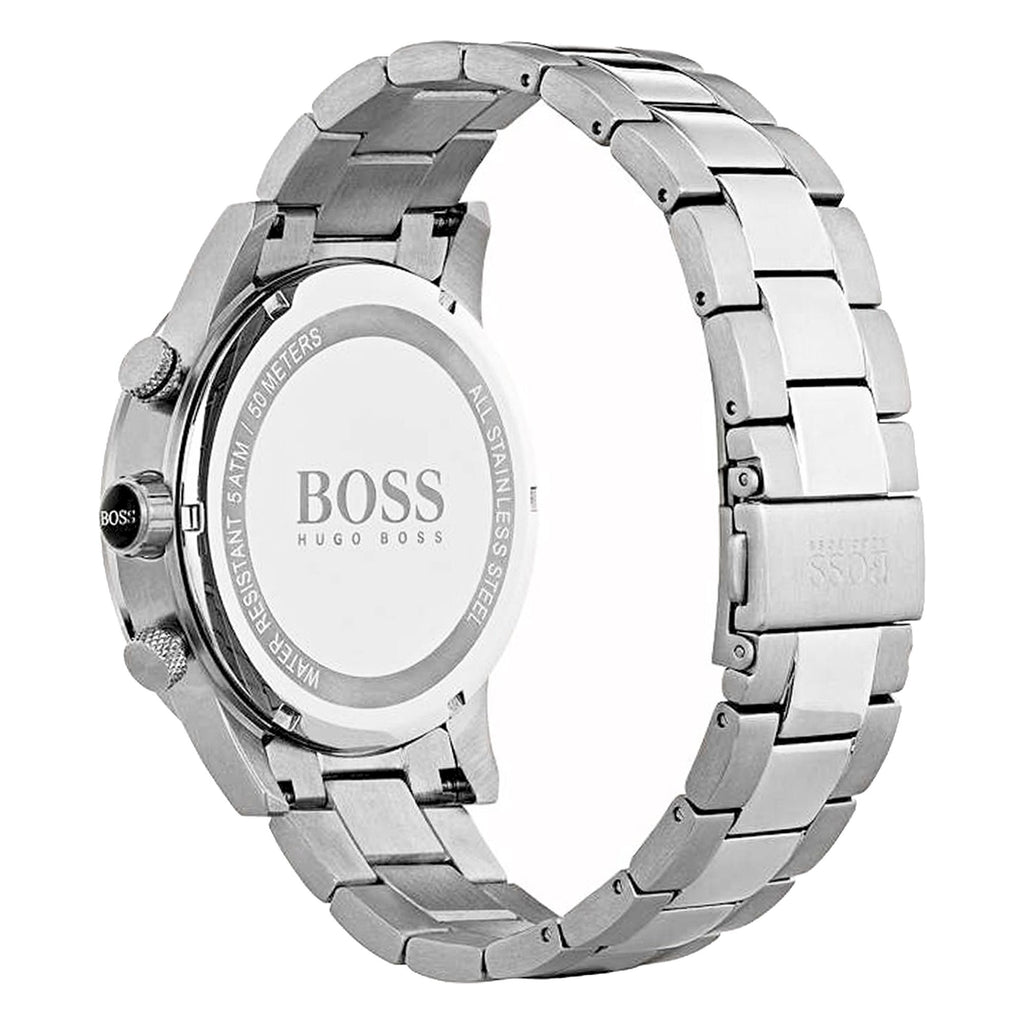 Hugo Boss Rafale 1513511 Silver Case Silver Dial Black Bezel Men's Watch