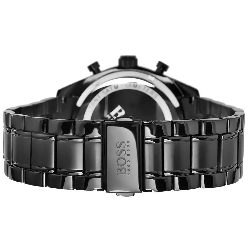 Hugo Boss Trophy 1513675 Black Ion-Plated Case Black Dial Men's Watch