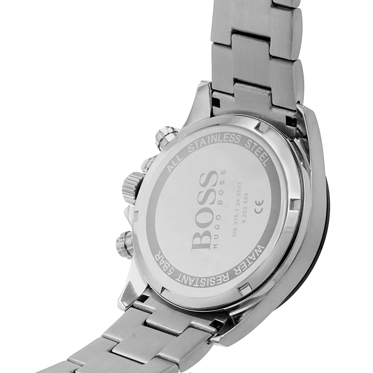 Hugo Boss Volane 1513875 Chronograph White Dial Men's Silver Metal Watch
