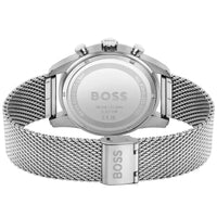 Hugo Boss Skymaster 1513938 Silver Case Green Dial Silver Mesh Bracelet Men's Watch