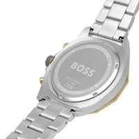 Hugo Boss Energy 1513974 Two-Tone Silver Gold Case Gray Dial Men's Watch