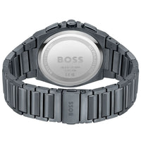 Hugo Boss Steer 1513996 Gray Ion-Plated Stainless Steel Gray Dial Men's Watch