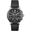 Hugo Boss Solgrade 1514031 Grey Case Black Dial Black Leather Men's Watch