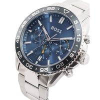 Hugo Boss Skymaster 1514143 Silver Stainless Steel Blue Bezel Blue Dial Men's Watch