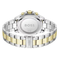 Hugo Boss Runner 1514154 Two-Tone Silver Gold Case Green Dial Men's Watch