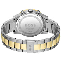 Hugo Boss Runner 1514163 Two-Tone Silver Gold Case Blue Dial Men's Watch