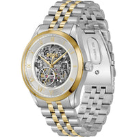 Hugo Boss Principle 1514237 Automatic Skeleton Two-Tone Stainless Steel Men's Watch