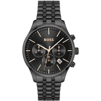 Hugo Boss Avery 1514256 Chronograph Black Dial All-Black Stainless Steel Men's Watch