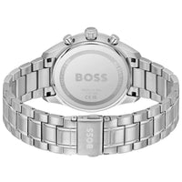 Hugo Boss Grand Prix 1514265 Chronograph Green Dial Silver Stainless Steel Men's Watch