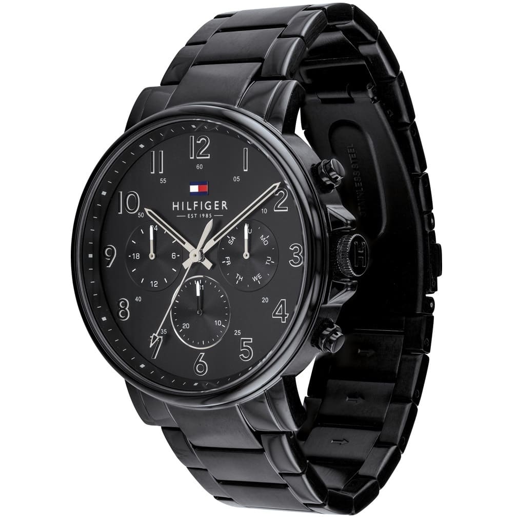 Tommy Hilfiger Daniel 1710383 All Black Stainless Steel Men's Watch