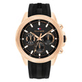 Tommy Hilfiger Lars  1710650 Rose Gold Black Dial Black Rubber Men's Watch