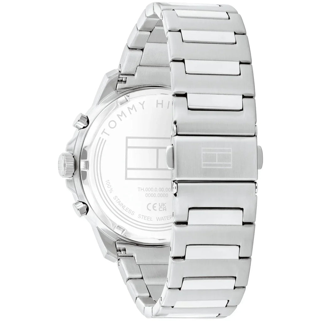 Tommy Hilfiger Henry 1710683 Silver Grey Skeleton Dial Rose Gold Accents Watch