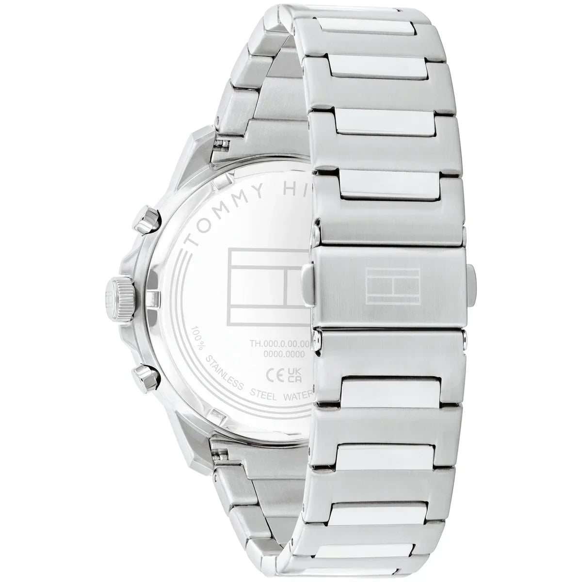 Tommy Hilfiger Henry 1710683 Silver Grey Skeleton Dial Rose Gold Accents Watch