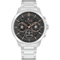 Tommy Hilfiger Henry 1710683 Silver Grey Skeleton Dial Rose Gold Accents Watch