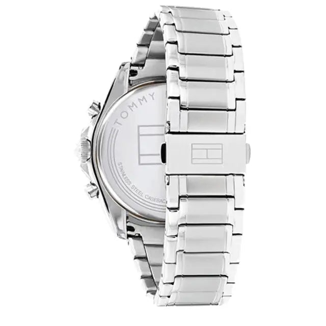 Tommy Hilfiger Gavin 1791469 Silver-Tone Black Dial Stainless Steel Men's Watch