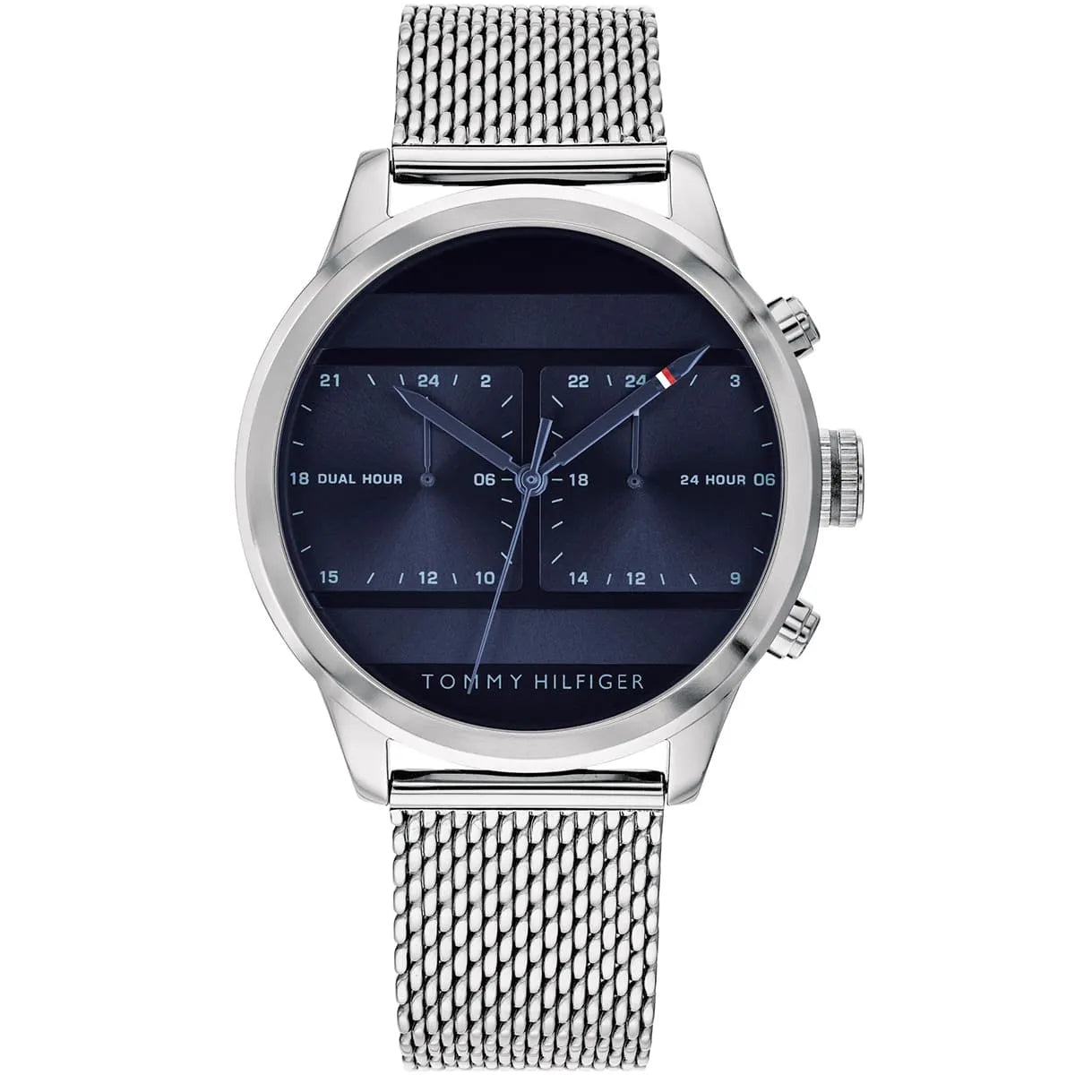 Tommy Hilfiger Cooper 1791596 Multi-Function Blue Dial Men's Mesh Watch