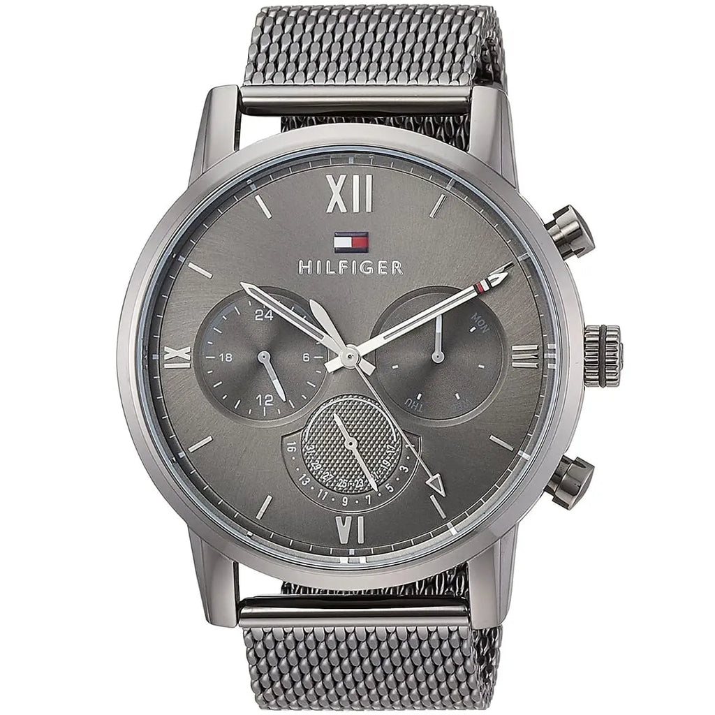 1791882 Tommy Hilfiger Sullivan Men's Full Gray Mesh Chronograph Watch