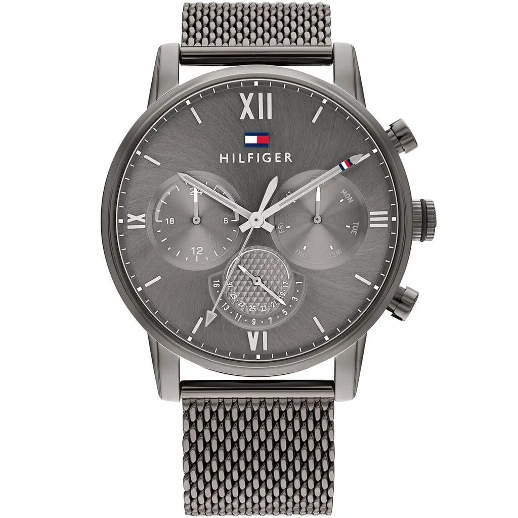 1791882 Tommy Hilfiger Sullivan Men's Full Gray Mesh Chronograph Watch