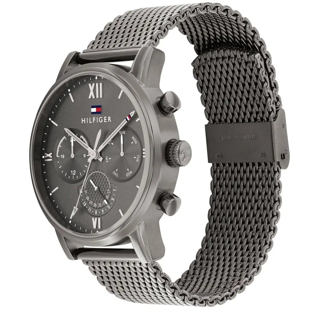 1791882 Tommy Hilfiger Sullivan Men's Full Gray Mesh Chronograph Watch