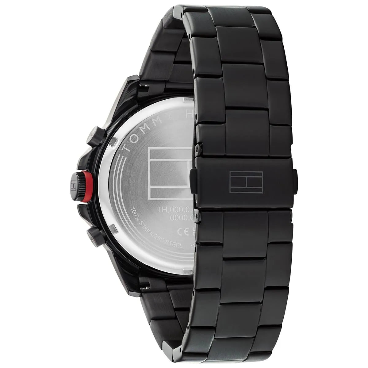 Tommy Hilfiger Blaze 1792030 Multi-Function Black Dial Men's Black Steel Watch