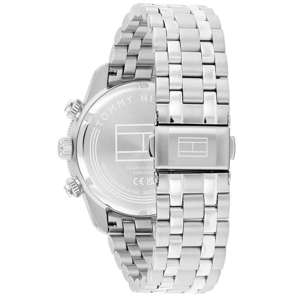 Tommy Hilfiger TH85 1792214 Chronograph Green Dial Men's Silver Steel Watch