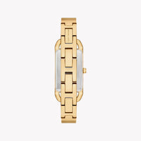 Michael Kors Women's MK Empire Three-Hand Gold-Tone Stainless Steel Logo Bracelet Watch (Model: MK4840), Gold, Modern