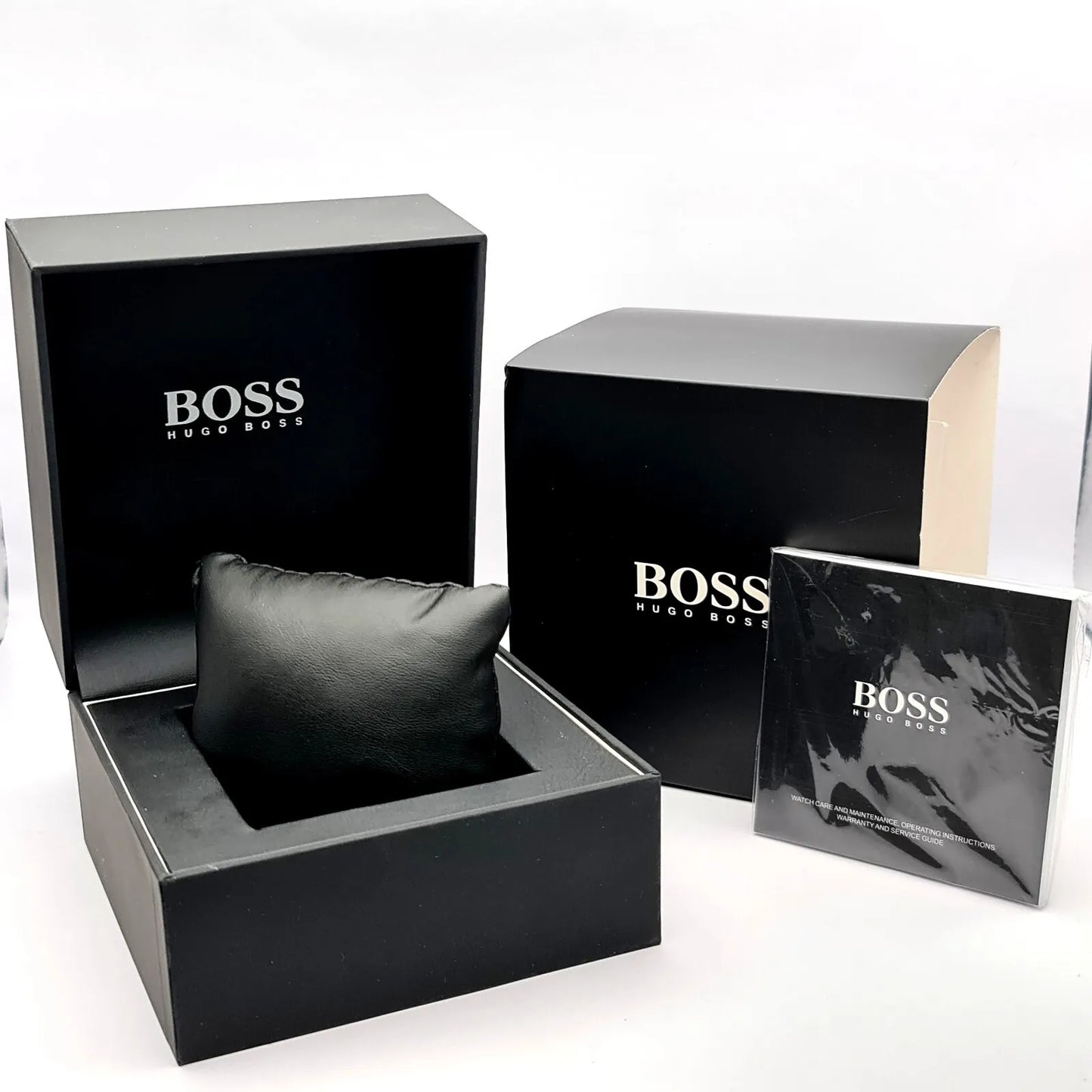 Hugo Boss Strike 1514290 Silver-Tone Black Dial Chronograph Men's Watch