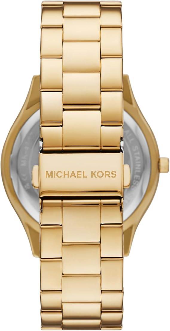Michael Kors MK4732 Women’s Gold Dial Gold Stainless Steel Crystal Logo Watch