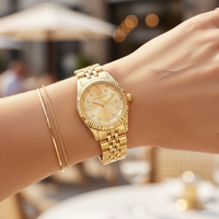 Michael Kors Lexington MK4741 Women’s Gold Dial Stainless Steel Watch