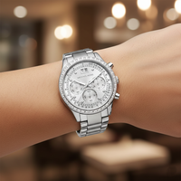 Michael Kors Brinkley MK6265 Women’s Silver Dial Stainless Steel Chronograph Watch