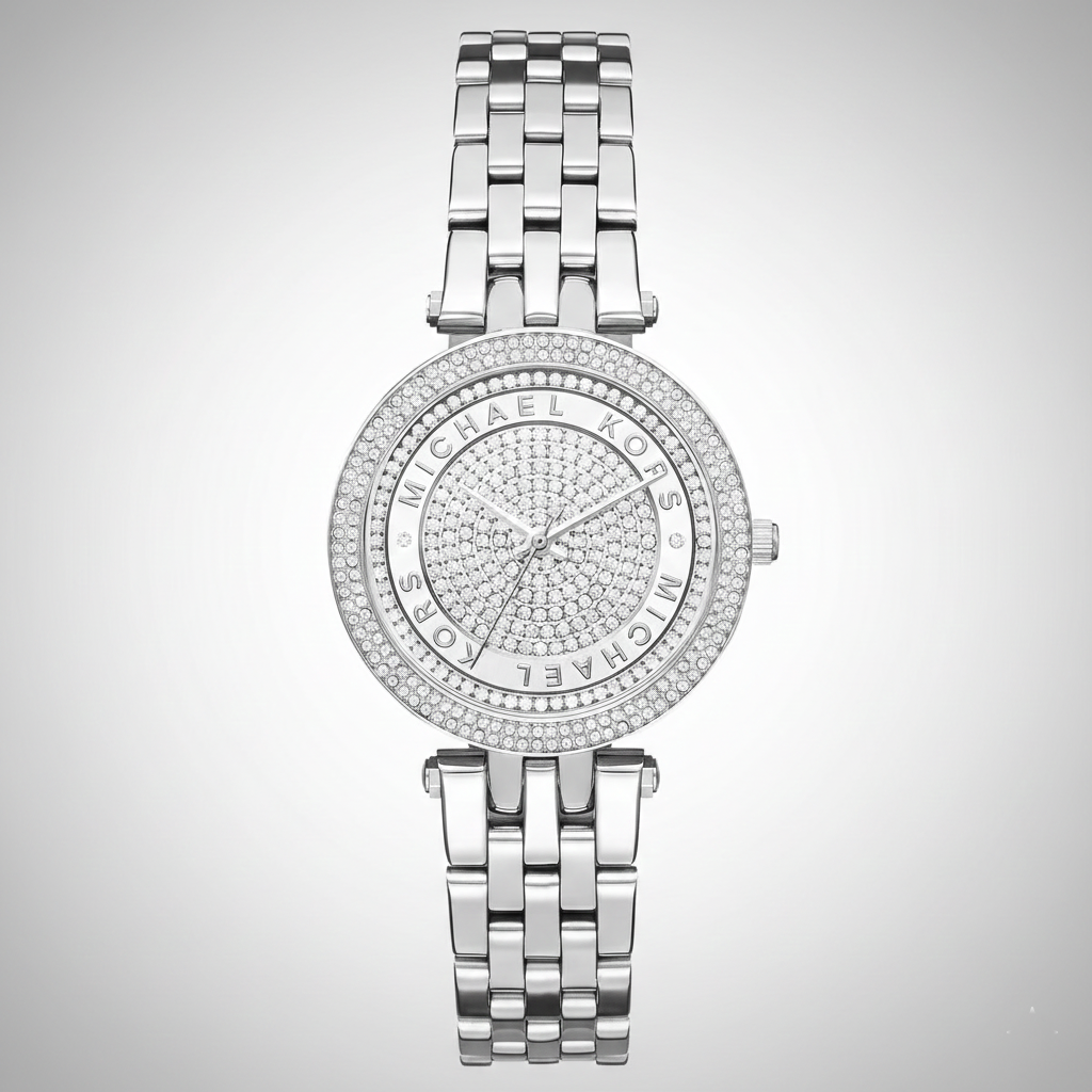 Michael Kors MK3476 Darci Mini Women’s Silver Crystal Dial Watch