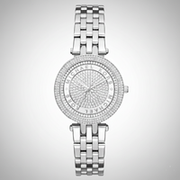 Michael Kors MK3476 Darci Mini Women’s Silver Crystal Dial Watch