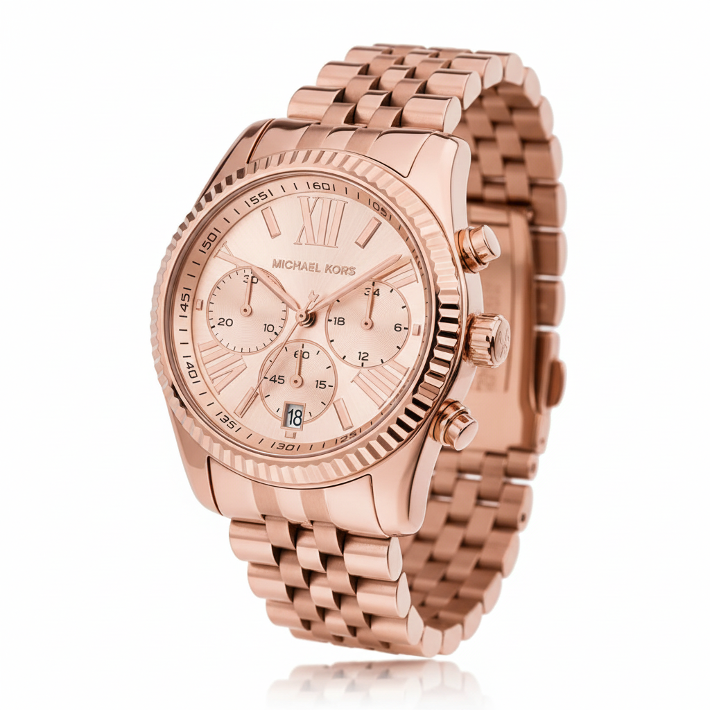 Michael Kors MK5569 Lexington Women’s Rose Gold Chronograph Watch