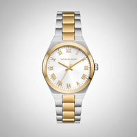 Michael Kors MK7464 Women’s White Dial Two-Tone Stainless Steel Lennox Watch