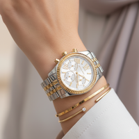 Michael Kors MK5955 Lexington Women’s Two-Tone Chronograph Watch