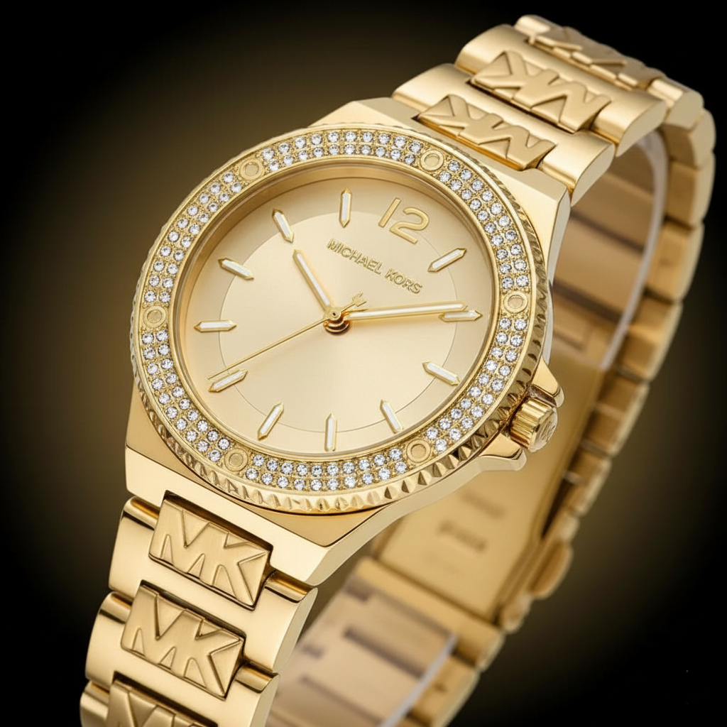 Michael Kors Lennox MK7338 Women’s Silver & Gold Stainless Steel Analog Watch