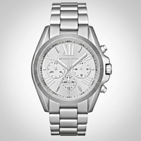 Michael Kors MK5535 Women’s Silver Dial Stainless Steel Bradshaw Watch