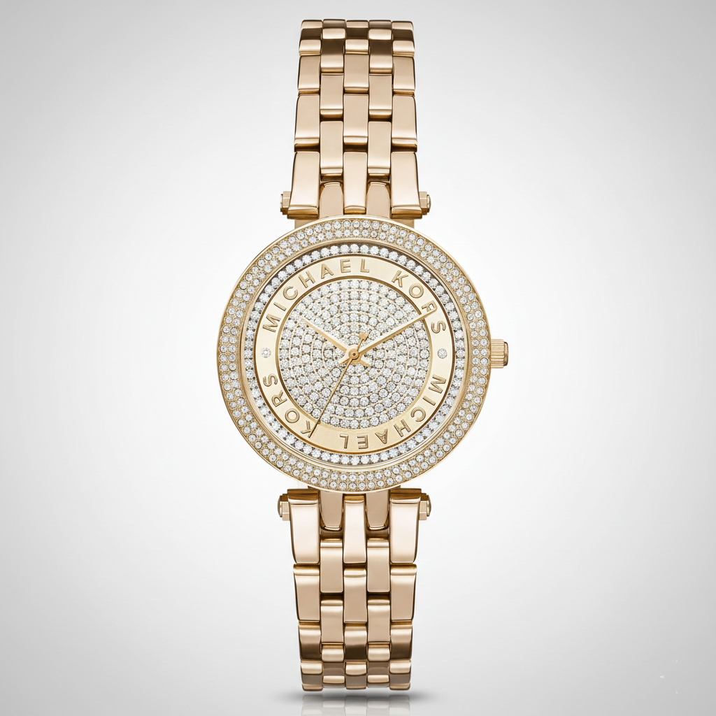 Michael Kors MK3445 Darci Mini Women’s Gold Crystal Dial Watch