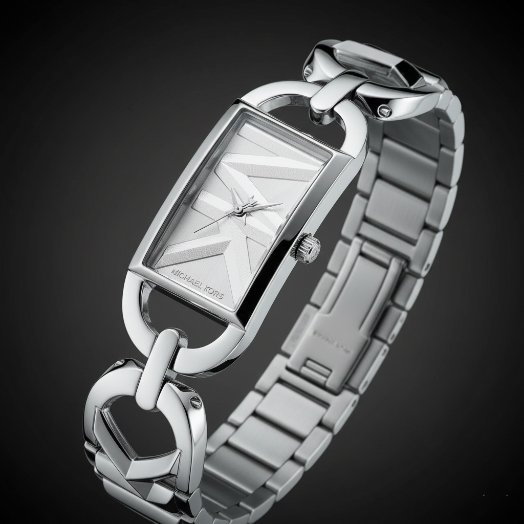 Michael Kors Empire MK7407 Women’s Silver Stainless Steel Analog Watch