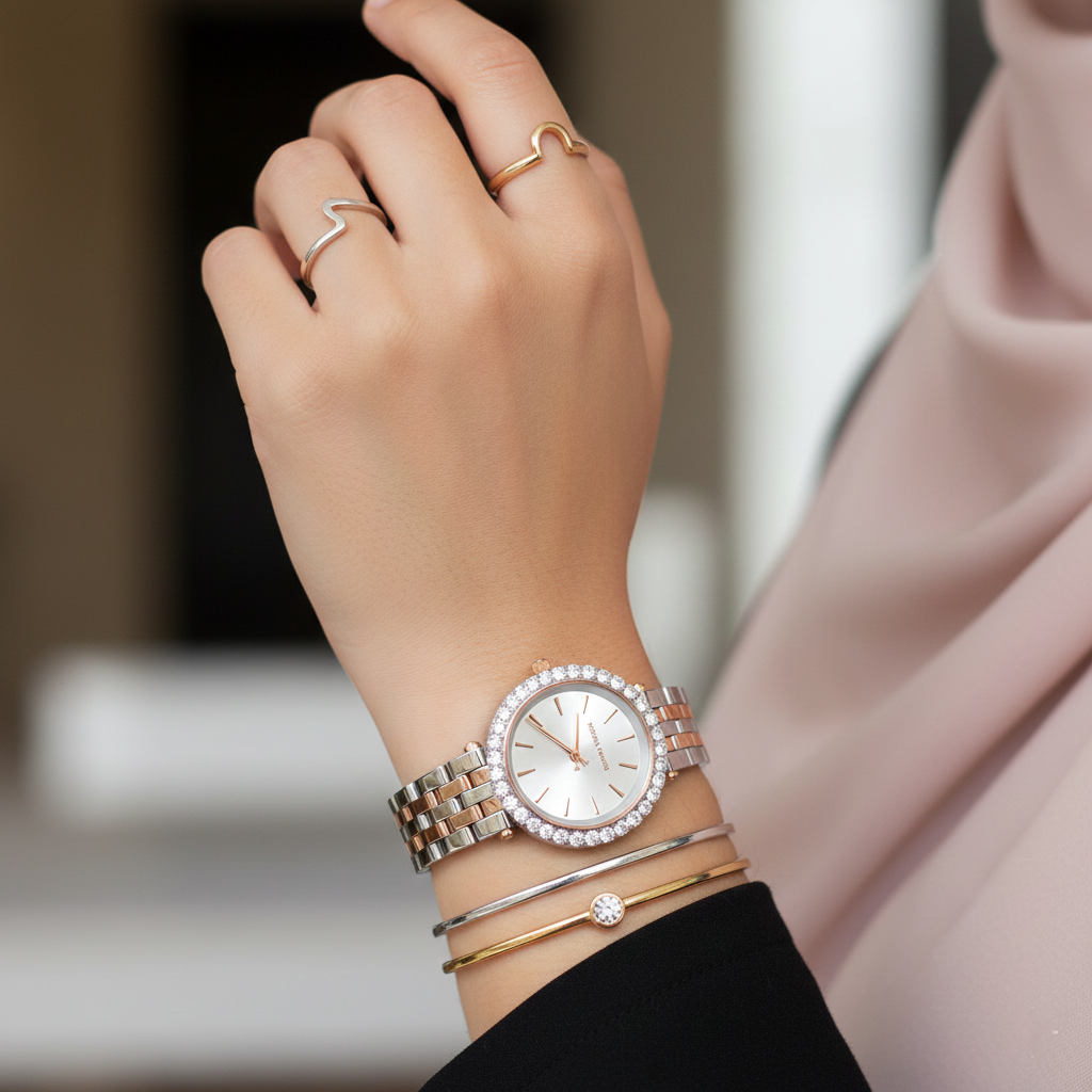 Michael Kors MK4515 Darci Women’s Two-Tone Crystal Dial Watch