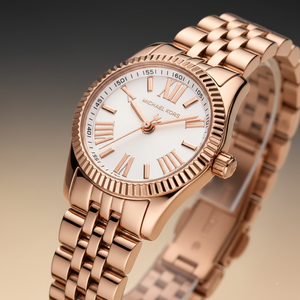 Michael Kors Lexington MK3230 Women’s Rose Gold Stainless Steel Watch
