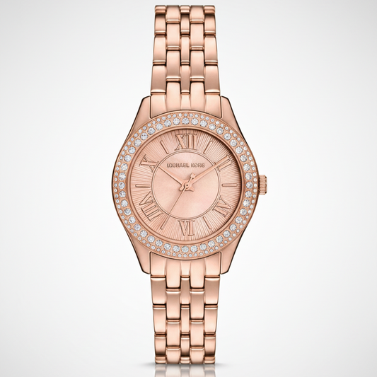 Michael Kors MK4710 Harlowe Women’s Rose Gold Crystal Dial Watch