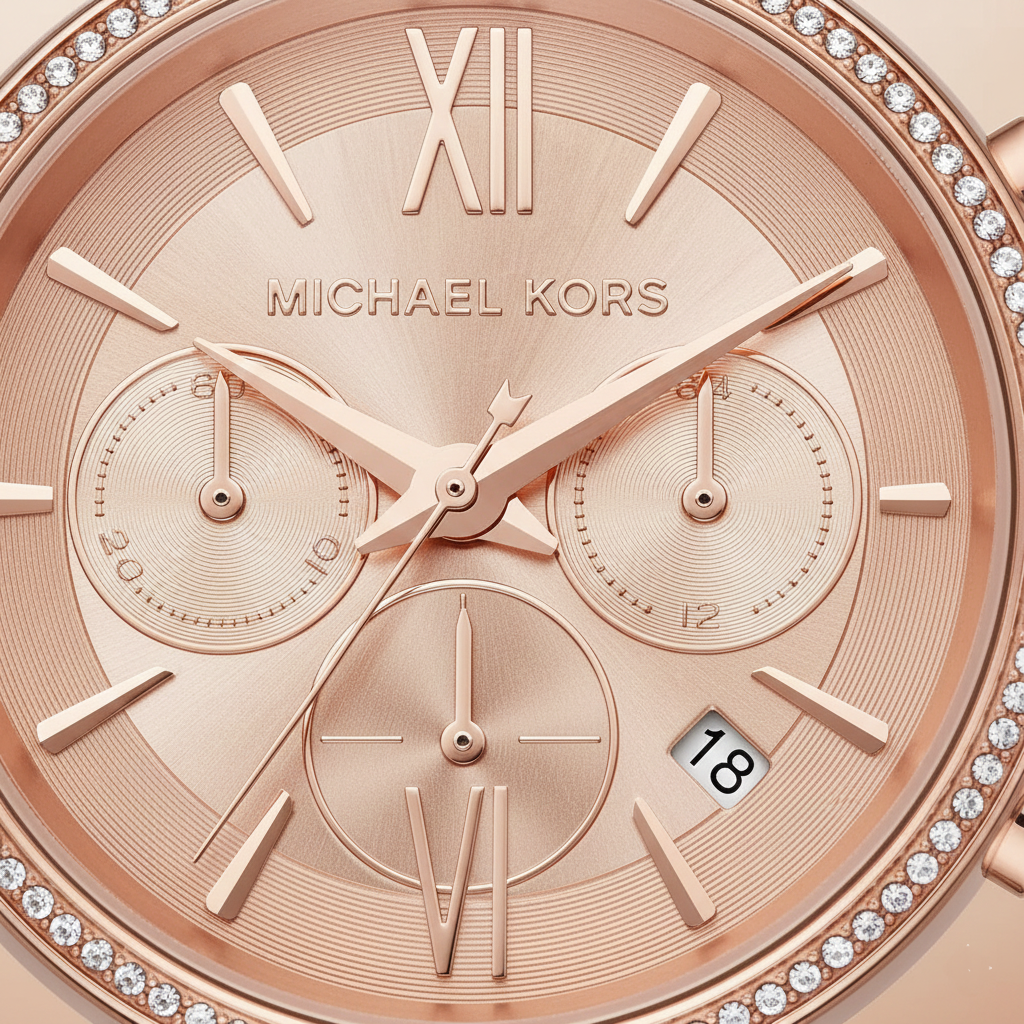 Michael Kors MK6560 Sofie Women’s Rose Gold Dial Rose Gold Stainless Steel Chronograph Watch