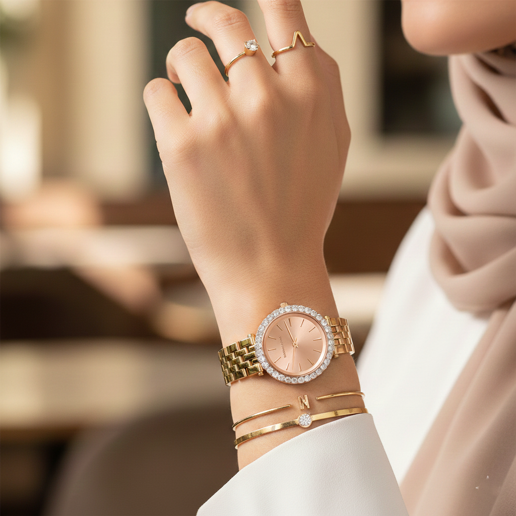 Michael Kors MK4514 Darci Women’s Rose Gold Crystal Dial Watch