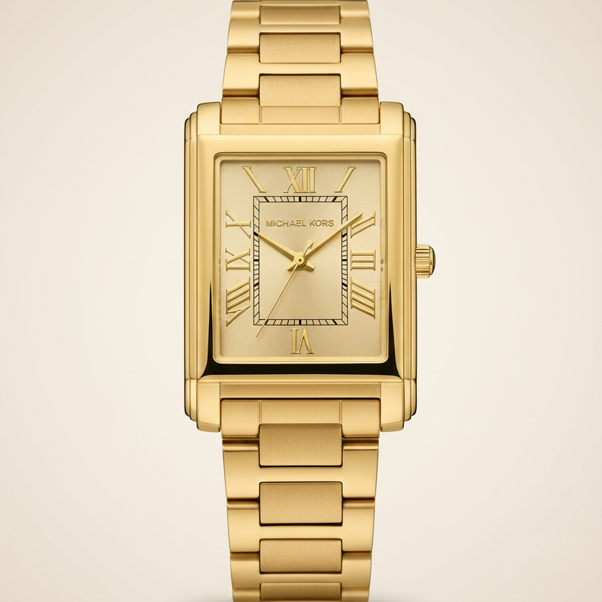 Michael Kors MK4904 Women’s Gold Dial Gold Stainless Steel Watch