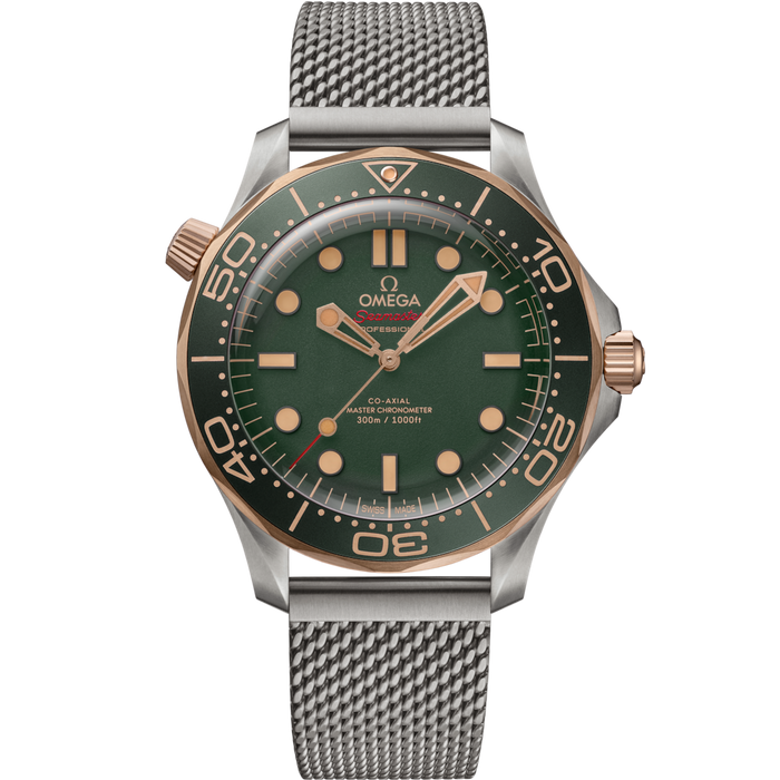 Omega-Seamaster “007 edition” Green & Gold