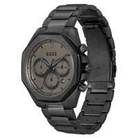 Hugo Boss Cloud 1514016 Grey IP Geometric Chronograph Men's Watch