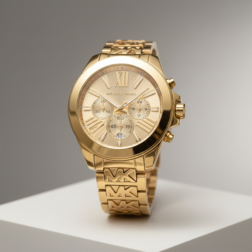 Michael Kors MK6952 Wren Women’s Gold Chronograph Watch