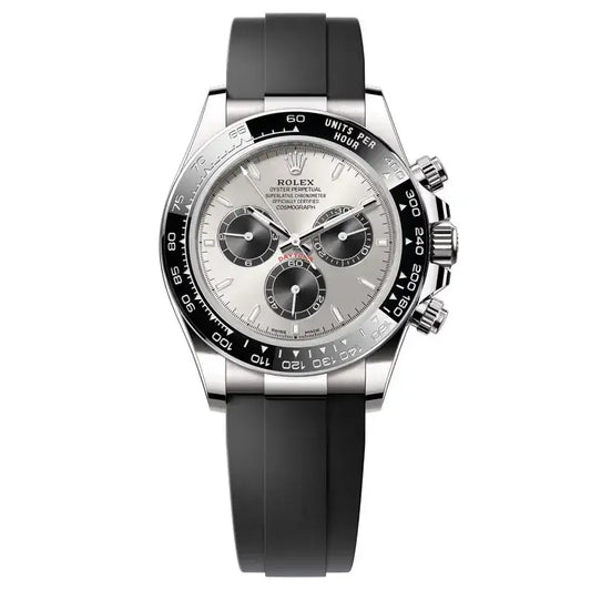 Rolex Cosmograph Daytona – Grey Dial & Black Ceramic Bezel & Rubber Oysterflex Strap